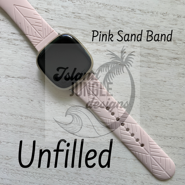 Diamond Lauhala Silicone Watch Band Compatible with Versa 3/4 & Sense/Sense 2