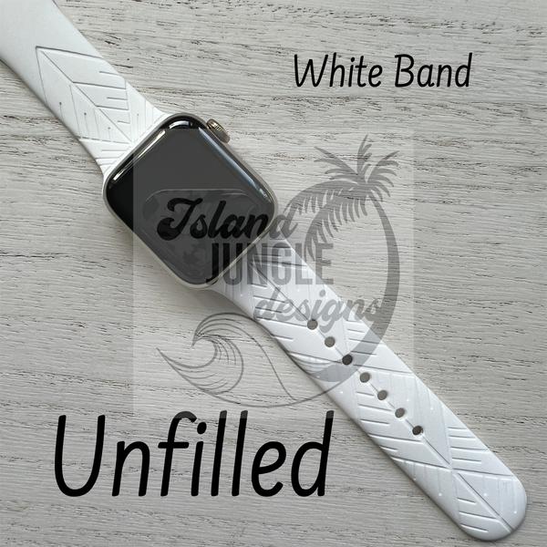 Diamond Lauhala Silicone Watch Band Compatible with Series 1-9, SE & Ultra