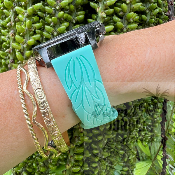 Maile Lei 20mm Silicone Watch Band Compatible with Samsung & More
