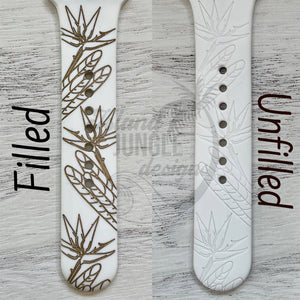 Bird of Paradise Silicone Watch Band Compatible with Series 1-9, SE & Ultra