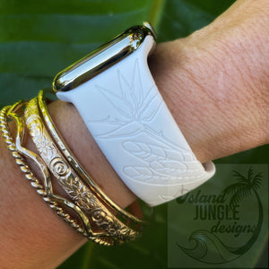 Bird of Paradise Silicone Watch Band Compatible with Series 1-9, SE & Ultra