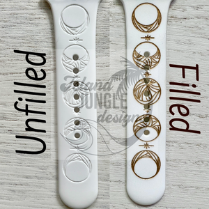 Mahina Silicone Watch Band Compatible with Series 1-10, SE & Ultra