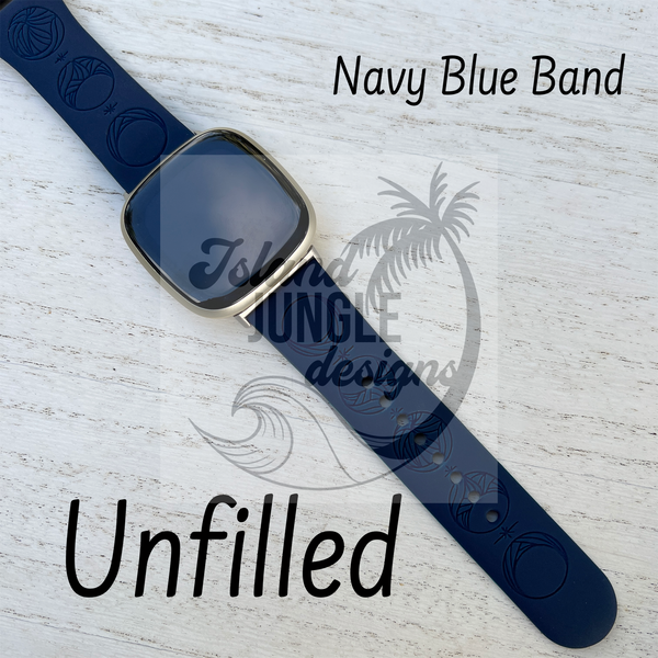 Mahina Silicone Watch Band Compatible with Versa 3/4 & Sense/Sense 2