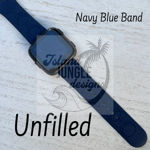 Mahina Silicone Watch Band Compatible with Fitbit Versa, Versa 2, and Versa Lite