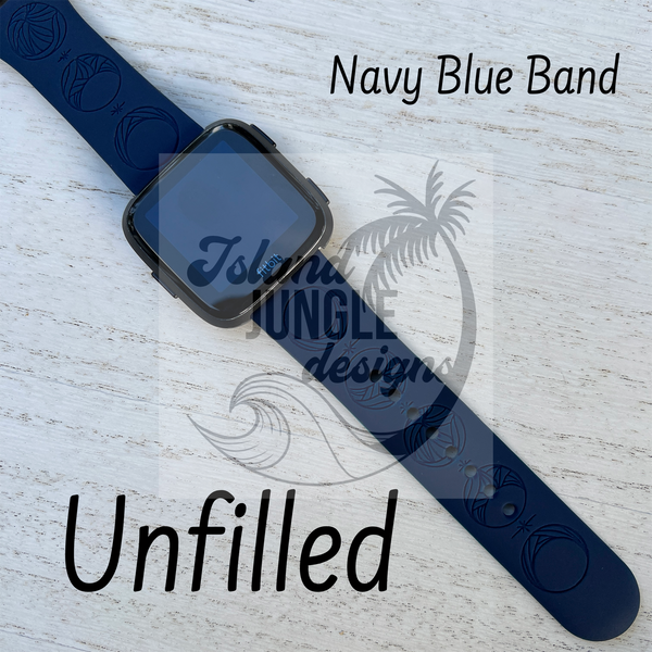Mahina Silicone Watch Band Compatible with Fitbit Versa, Versa 2, and Versa Lite