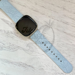 Bird of Paradise Silicone Watch Band Compatible with Versa 3/4 & Sense/Sense 2