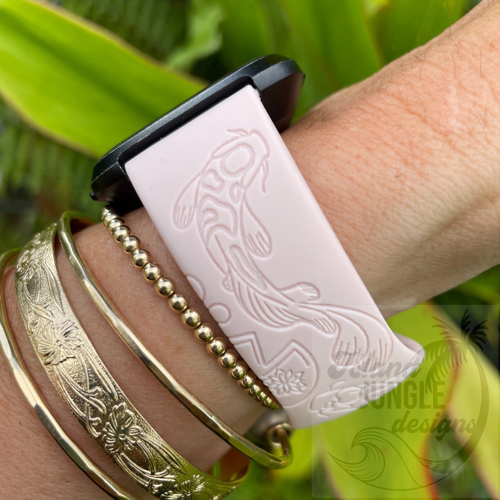 Koi Silicone Watch Band Compatible with Fitbit Versa, Versa 2, and Versa Lite