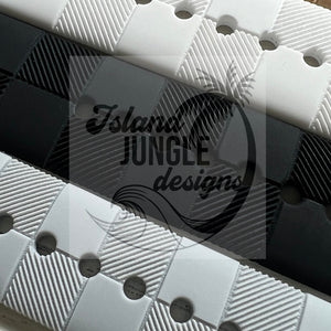 Checkered Silicone Watch Band Compatible with Versa 3/4 & Sense/Sense 2