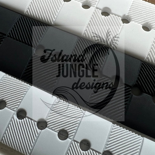 Checkered Silicone Watch Band Compatible with Versa 3/4 & Sense/Sense 2