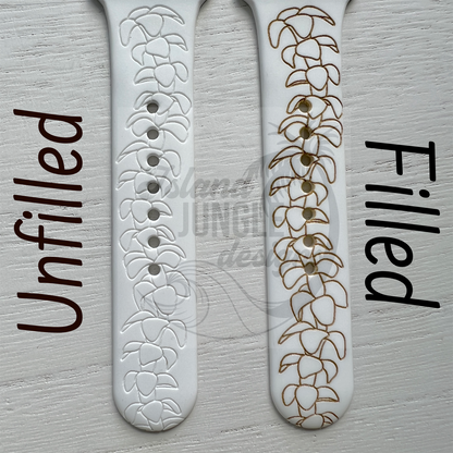 Lei Pua Kenikeni 22mm Watchband Galaxy, Pixel, Versa 3/4 & Sense
