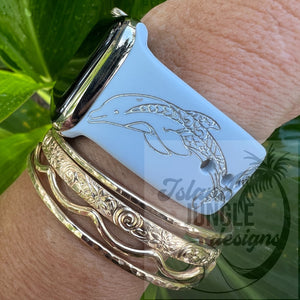 Dolphin Silicone Watch Band Compatible with Series 1-9, SE & Ultra