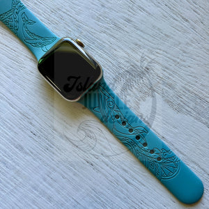 Whale (Koholā) Silicone Watch Band Compatible with Series 1-9, SE & Ultra