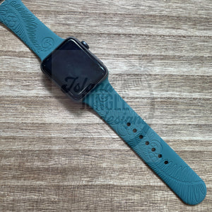 Fern Silicone Watch Band Compatible with Series 1-9, SE & Ultra