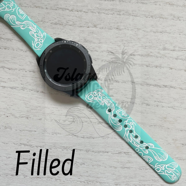 Koi 22mm Silicone Watch Band Compatible with Samsung & More