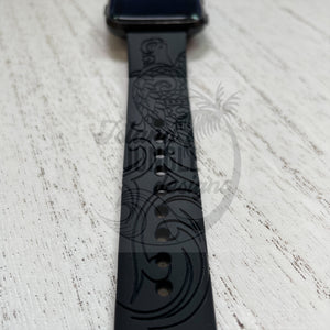 Honu Silicone Watch Band Compatible with Fitbit Versa, Versa 2, and Versa Lite