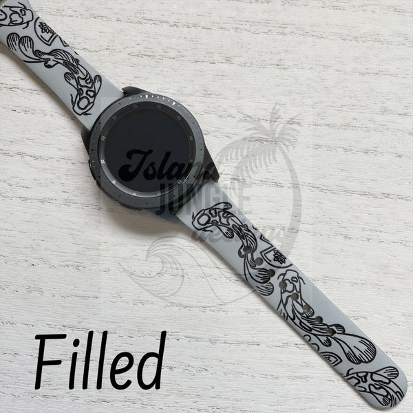 Koi 22mm Silicone Watch Band Compatible with Samsung & More
