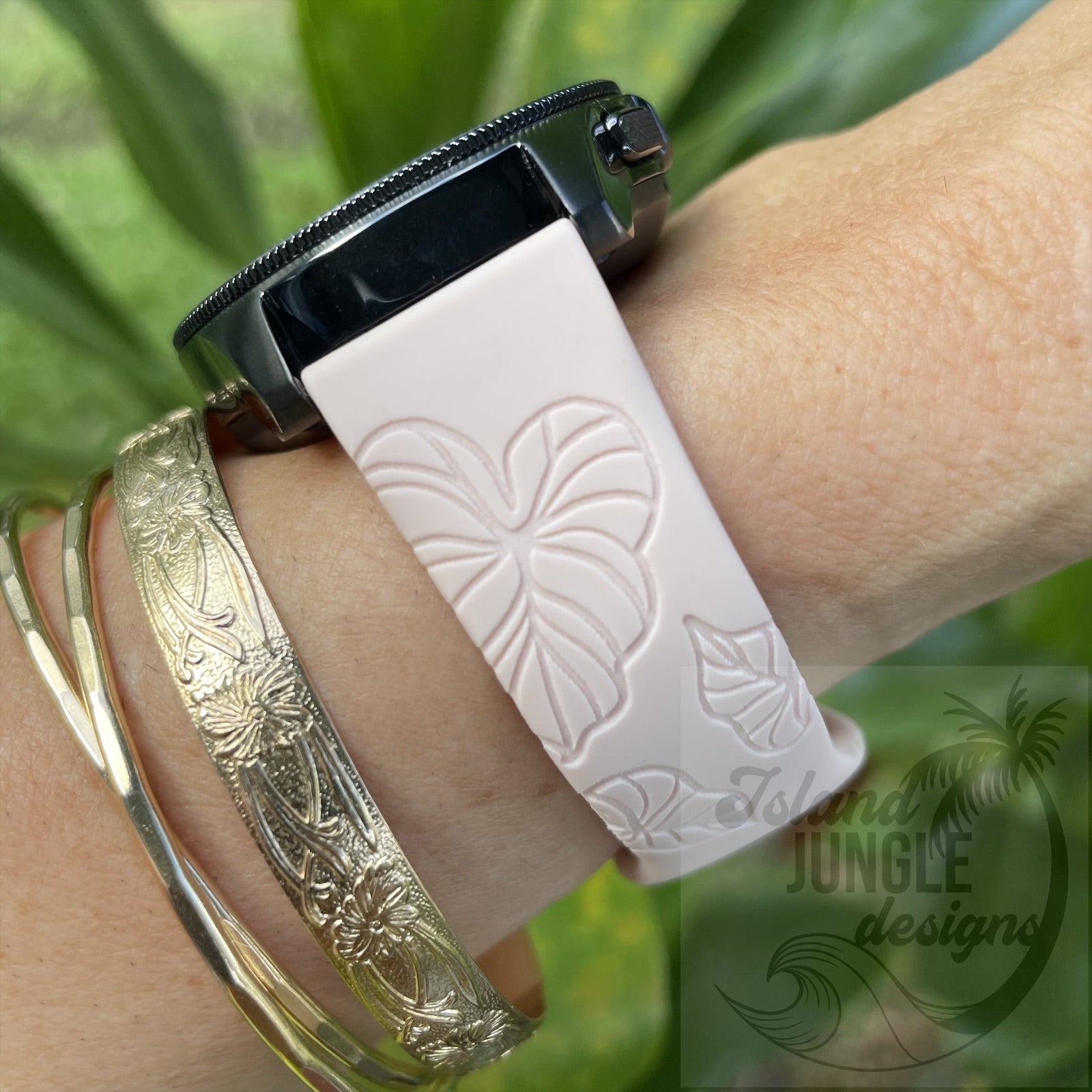 Kalo 22mm Silicone Watch Band Compatible with Samsung & More