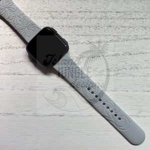 Tiare Tribal Silicone Watch Band Compatible with Fitbit Versa, Versa 2, and Versa Lite