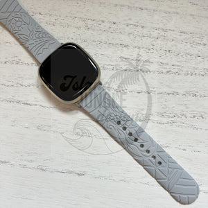 Tribal Silicone Watch Band Compatible with Versa 3/4 & Sense/Sense 2