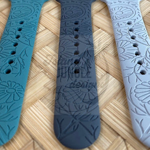 Opihi Silicone Watch Band Compatible with Series 1-10, SE & Ultra