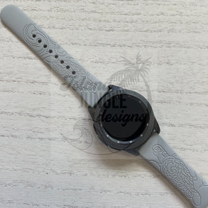 Honu 22mm Silicone Watch Band Compatible with Samsung & More
