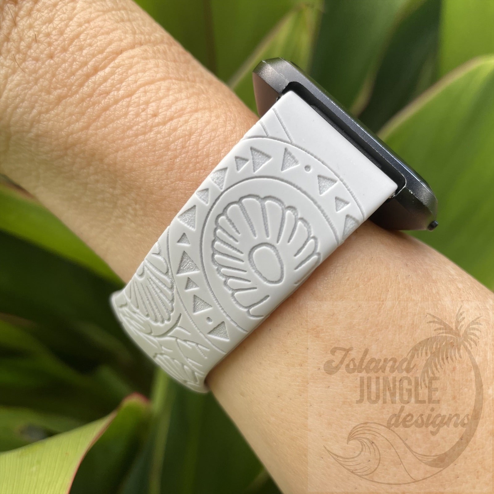 Mermaid Scale Silicone Watch Band Compatible with Fitbit Versa, Versa –  Island Jungle Designs