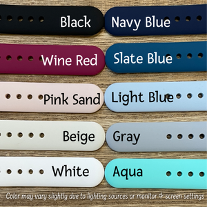 Beach Breeze 22mm Silicone Watch Band Compatible with Samsung & More