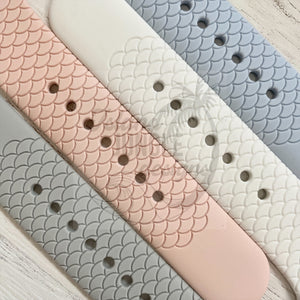 Mermaid Scale Silicone Watch Band Compatible with Series 1-9, SE & Ultra