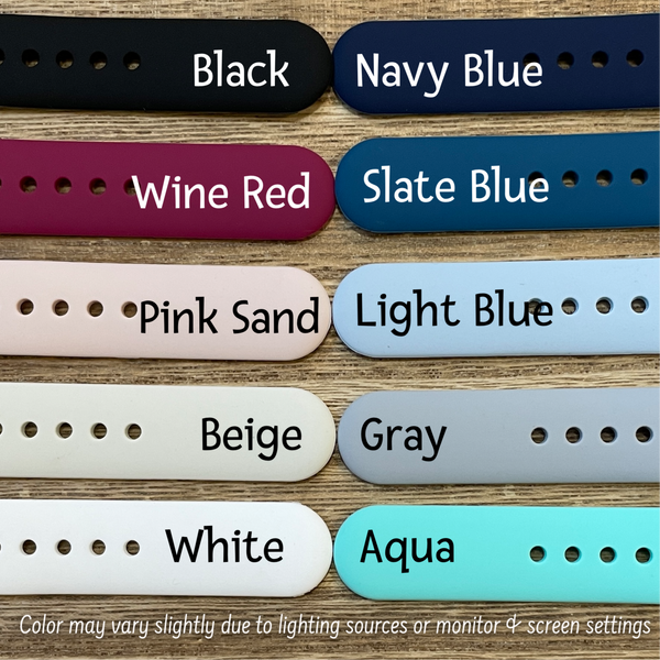 Mermaid Scale 20mm Silicone Watch Band Compatible with Samsung & More