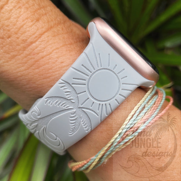 Tribal Silicone Watch Band Compatible with Series 1-9, SE & Ultra – Island  Jungle Designs