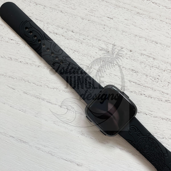 Honu Silicone Watch Band Compatible with Fitbit Versa, Versa 2, and Versa Lite