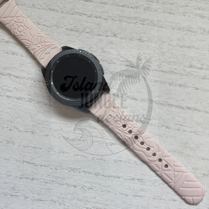 Tribal 20mm Silicone Watch Band Compatible with Samsung & More