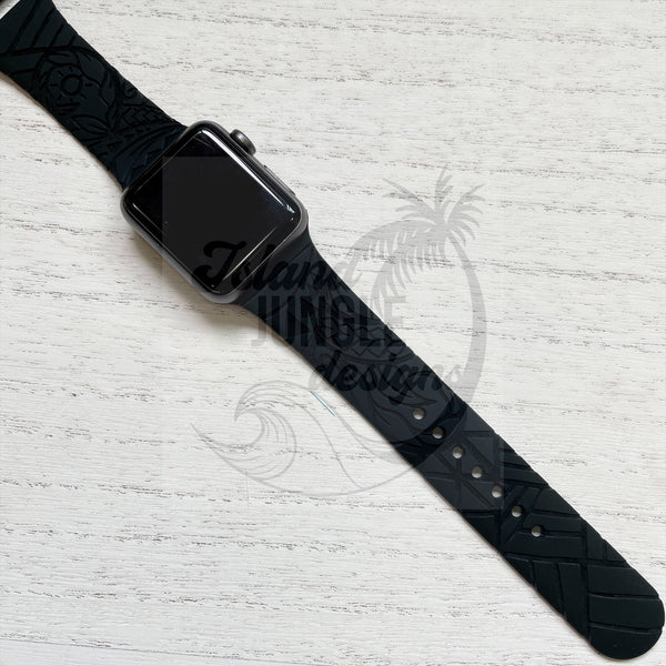 Tribal Silicone Watch Band Compatible with Series 1-10, SE & Ultra