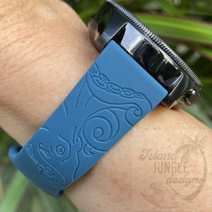 Octopus 22mm Silicone Watch Band Compatible with Samsung & More