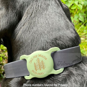 1" Collar & Strap ID Tag Compatible with Air Tag