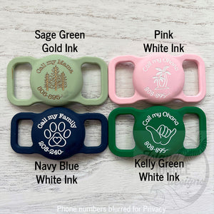 3/4" Collar & Strap ID Tag Compatible with Air Tag