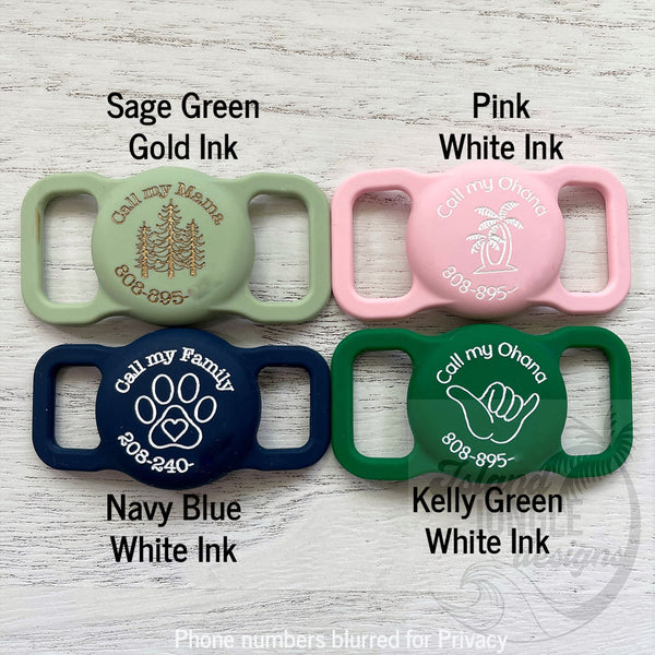 3/4" Collar & Strap ID Tag Compatible with Air Tag