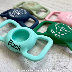 3/4" Collar & Strap ID Tag Compatible with Air Tag