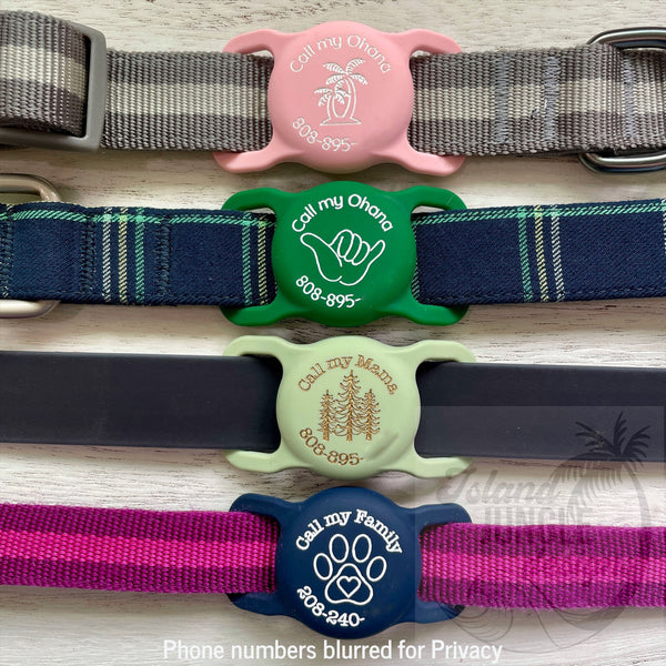 3/4" Collar & Strap ID Tag Compatible with Air Tag